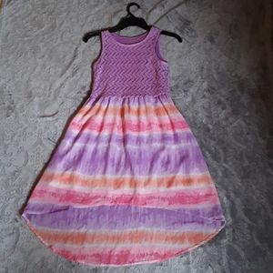 Dress with a extended back short in front